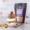 Kowalski's Triple Berry Granola with a yogurt parfait