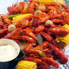 Crayfish in a seafood boil