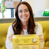 The Buttered Tin Owner Alicia Hinze with her freshly frozen baked goods