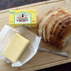 Fresh Millerville Co-op Creamery Butter served with sliced artisan bread