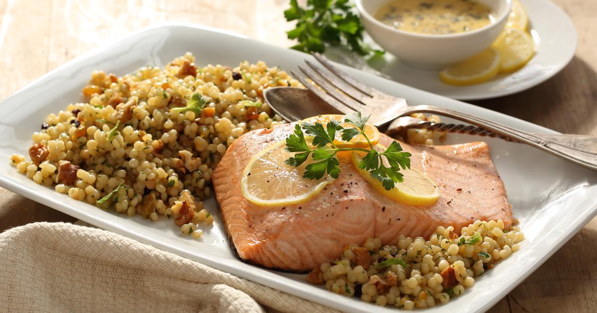 Citrus Salmon and Couscous | Kowalski's Markets