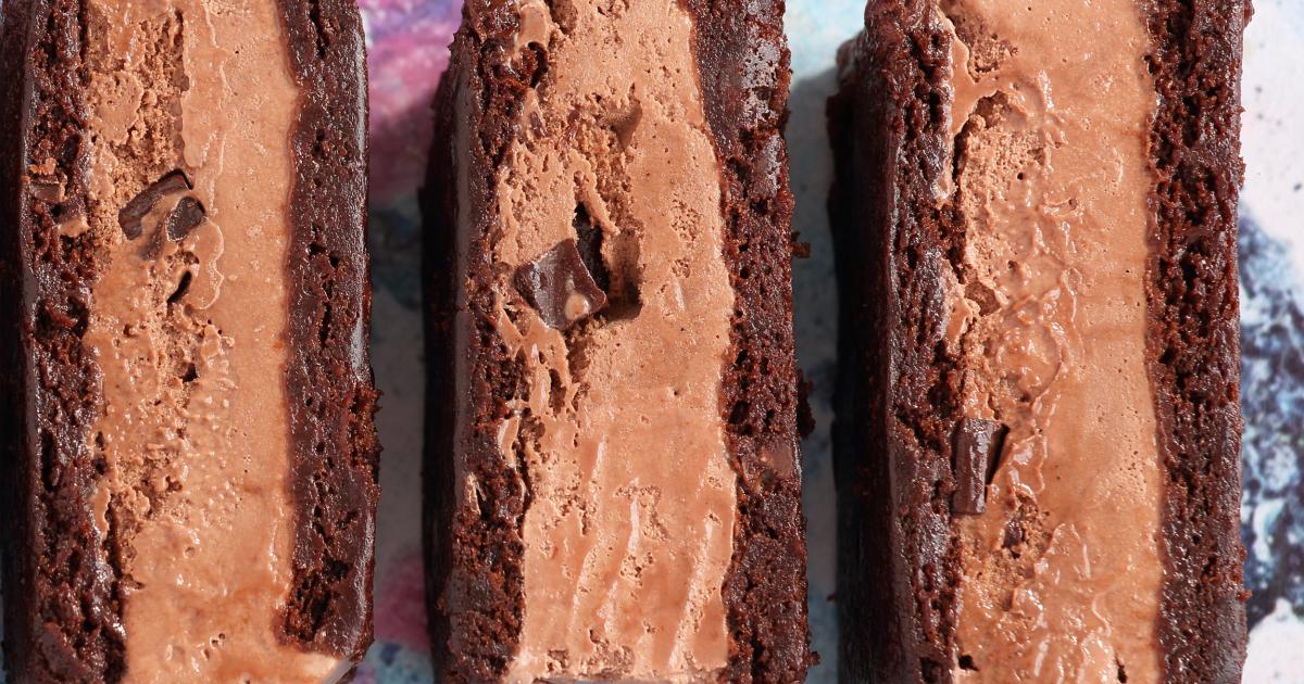 Mocha Brownie Ice Cream Sandwiches | Kowalski's Markets