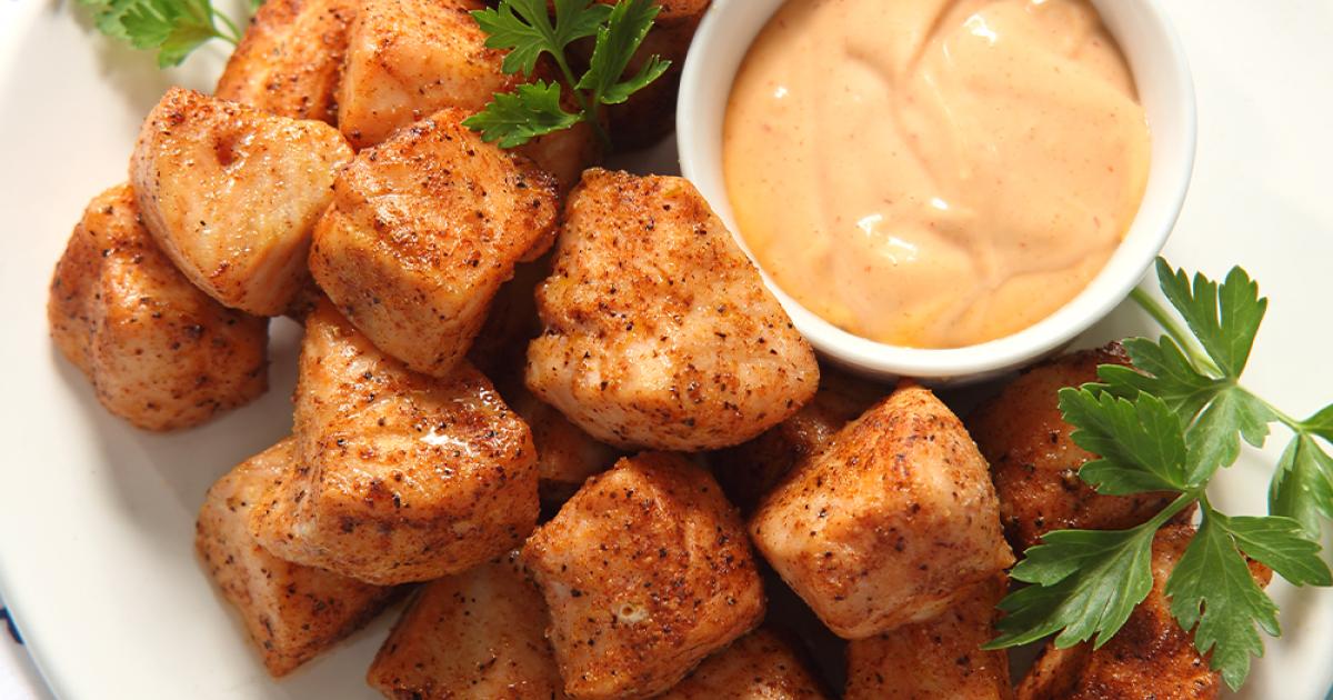 Air-Fried Blackened Salmon Bites | Kowalski's Markets