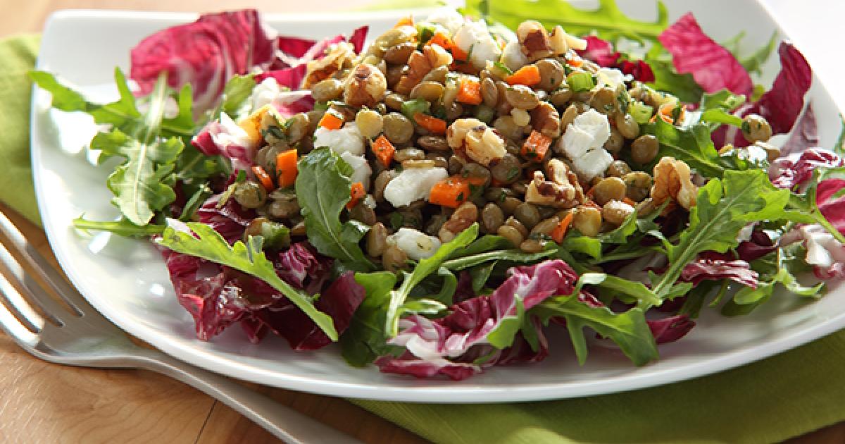 Lemony Lentil and Goat Cheese Salad | Kowalski's Markets