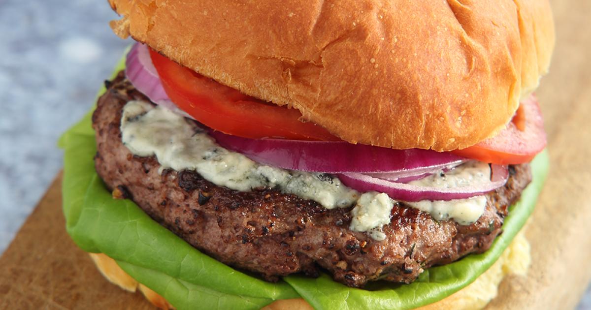 Rosemary Blue Cheese Burgers | Kowalski's Markets