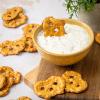 Kowalski's Zingy Pickle Dip with Pretzel Crackers