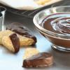 Chocolate Dipped Shortbread Hearts