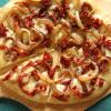 Camembert and Caramelized Onion Pizza
