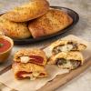 Pepperoni and Philly Cheesesteak Calzones