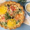 Eggplant and Tomato Quiche