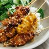 Bel's Grilled Chicken Satays with Peanut Sauce