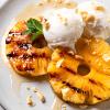 Grilled Pineapple with Ice Cream