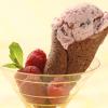 Cookie Cones with Raspberry Chocolate Chip Ice Cream