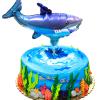 Shark Balloon Cake